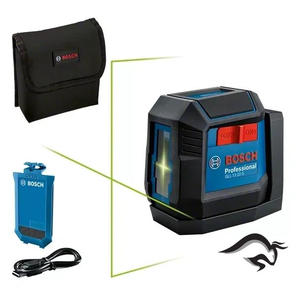 0601.065.321-000-1.webp Nivel Láser 3.7V 2 Líneas Verde Recargable USB 12m Bosch GLL 12-22 G 0601.065.321-000