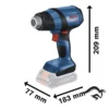 0601.2A6.580-000-3.webp Pistola de Calor 18V 500 °C Baretool Bosch GHG 18V-50 0601.2A6.580-000
