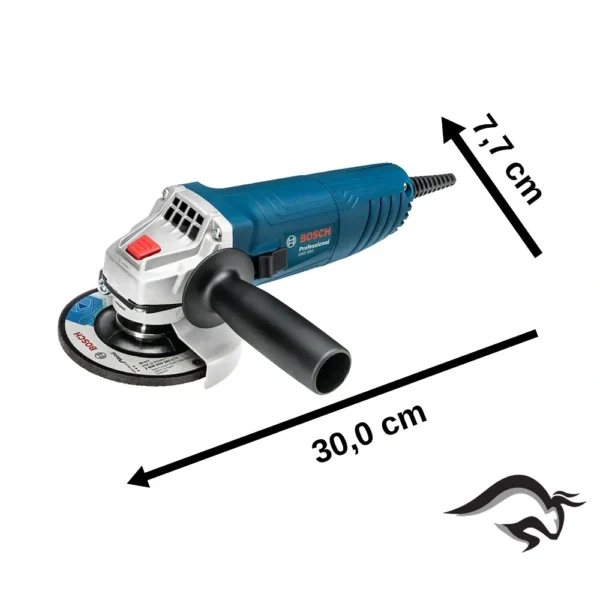 Amoladora Angular 4 1/2" 850W 11000 rpm + Maleta Bosch GWS 850 0601.377.5EB-000