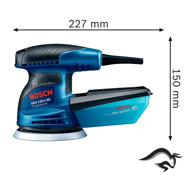 0601.387.5E0-000-3.webp Lijadora Excéntrica 5" (125 mm) 250W Bosch GEX 125-1 AE 0601.387.5E0-000