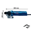 Amoladora Angular 5" 900W 11000 rpm Bosch GWS 9-125 S 0601.396.1E0-000