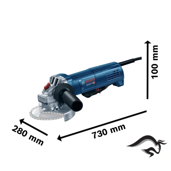 Amoladora Angular 5" 900W 11000 rpm Bosch GWS 9-125 P 0601.396.5E2-000