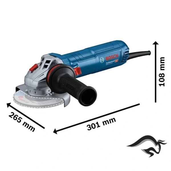 Amoladora Angular 5" 1200W 11000 rpm Bosch GWS 12-125 S 0601.3A6.0E0-000