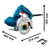 Sierra Marmolera 5" 1500W 12000 rpm Bosch GDC 150 0601.548.6N2-000