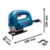 Sierra Caladora 710W 75mm Bosch GST 75 E 0601.58H.0E0-000