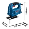 Sierra Caladora 20 mm 500W Bosch GST 680 0601.5B4.0E0-000