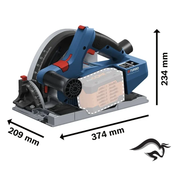 0601.6B4.000-000-2.webp Sierra Circular de Incisión 5 1/2" 18V Brushless BITURBO (Sin Bateria / Sin Cargador) V.V. M.P Bosch GKT 18V-52 GC 0601.6B4.000-000