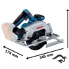 0601.6C1.2E1-000-3.webp Sierra Circular 165 mm 18V 5000 Rpm (Sin Baterías / Sin Cargador) Bosch GKS 185-LI 0601.6C1.2E1-000