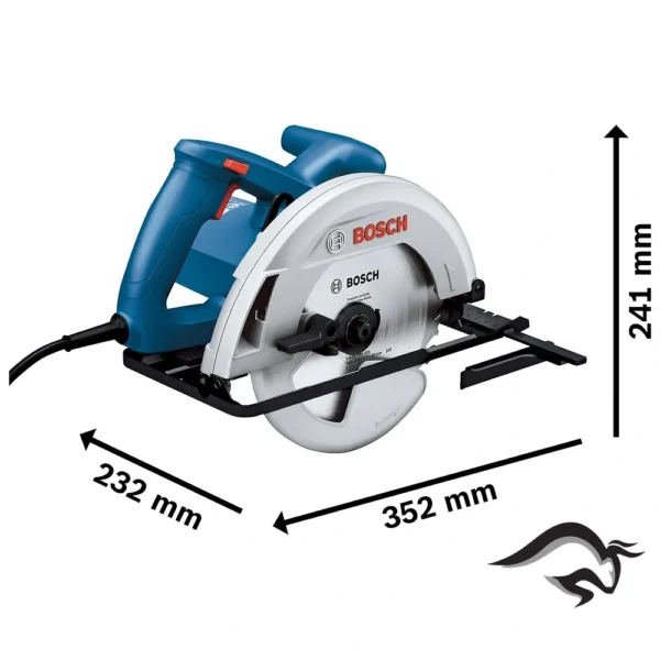 Sierra Circular 7 1/4" (184 mm) 1300W Corte en 90° 64mm Bosch GKS 130 0601.6C3.0E0-000