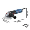 Amoladora Angular 5" 1700W 11500 rpm Bosch GWS 17-125 S 0601.7D0.3E0-000