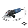 Amoladora Angular 5" 1700W 11500 rpm Bosch GWS 17-125 PS 0601.7D1.3E0-000