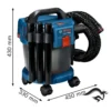 0601.9C6.300-000-3.webp Aspirador de Polvo 18V Baretool (Sin Baterías / Sin Cargador) Bosch GAS 18V-10 L 0601.9C6.300-000