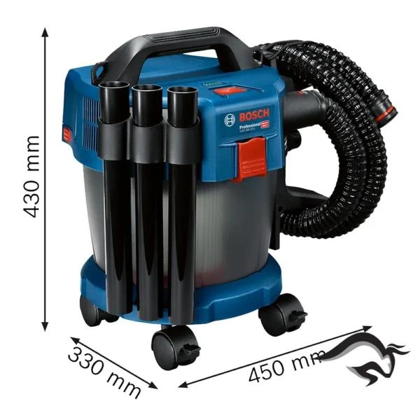 Aspirador de Polvo 18V (Sin Baterías / Sin Cargador) Bosch GAS 18V-10 L Premium 0601.9C6.302-000