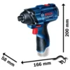 0601.9F0.000-000-3.webp Atornillador de Impacto 1/4" Hex 12V 100 Nm Baretool Bosch GDR 120-LI 0601.9F0.000-000