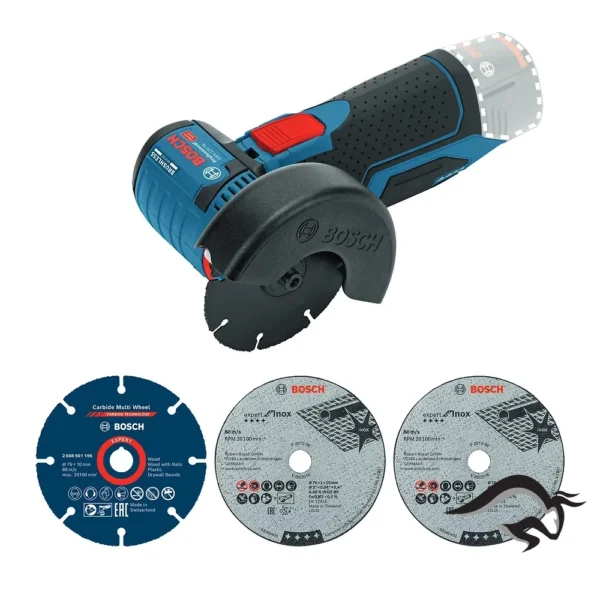 Amoladora Angular 3" 12V Brushless Baretool Bosch GWS 12V-76 0601.9F2.000-000