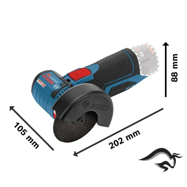Amoladora Angular 3" 12V Brushless Baretool Bosch GWS 12V-76 0601.9F2.000-000