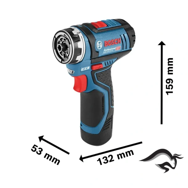 Atornillador 3/8" 12V 30Nm 2 Bat y Carg Flexiclick 4 en 1 Bosch GSR 12V-15 FC 0601.9F6.0E0-000