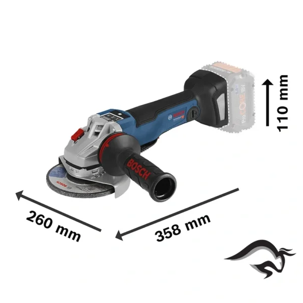 0601.9G3.F0B-000-3.webp Amoladora Angular 5" 18V ProCore Brushless Baretool Bosch GWS 18V-10 PSC 0601.9G3.F0B-000