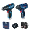 0601.9G8.0E4-000-1.webp Atornillador de Impacto 1/4" Hex + Taladro Atornillador 3/8" 12V + 2 Bat y Carg Bosch 0601.9G8.0E4-000
