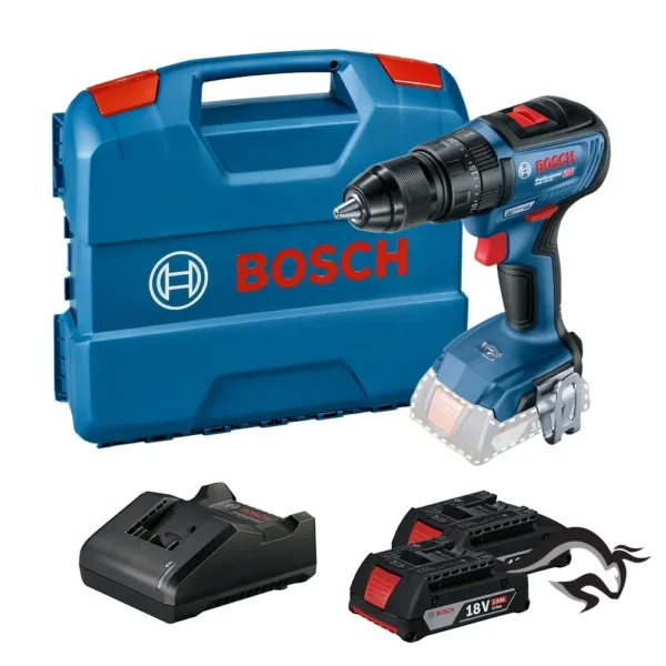 0601.9H5.1E0-000-1.webp Taladro Percutor 1/2" 18V Brushless 2 Bat + Carg Bosch GSB 18V-50 0601.9H5.1E0-000
