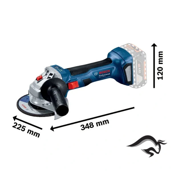 Amoladora Angular 5" 18V Brushless Baretool Bosch GWS 180-LI 0601.9H9.0E0-000