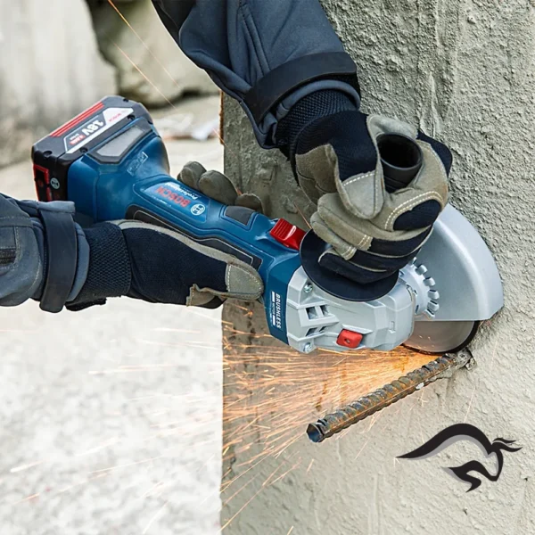 0601.9H9.0E4-000-4.webp Taladro Percutor 1/2" GSB 185-LI + Amoladora Angular 5" GWS 180-LI + 2 Baterías 18V + Cargador Bosch 0601.9H9.0E4-000