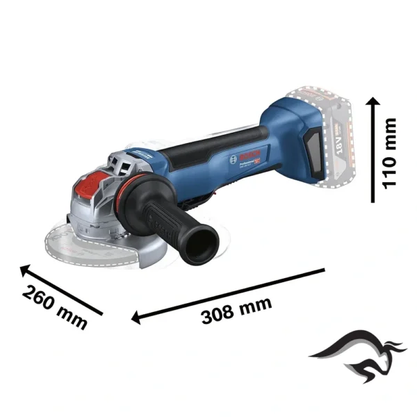 0601.9J4.2E0-000-3.webp Amoladora Angular 5" X-LOCK 18V Brushless Baretool Bosch GWX 18V-10 P 0601.9J4.2E0-000