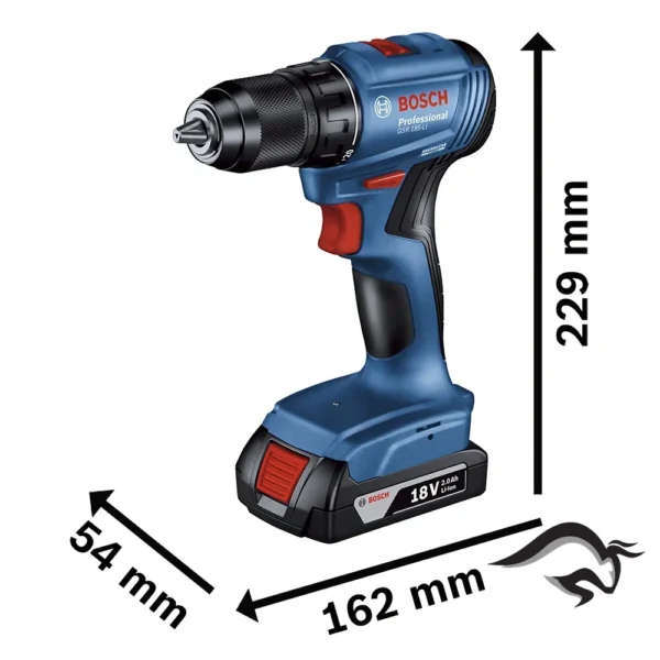 0601.9K3.0E0-000-3.webp Taladro Atornillador 1/2" 18V Brushless Inc 2 Bat y Carg Bosch GSR 185-LI 0601.9K3.0E0-000