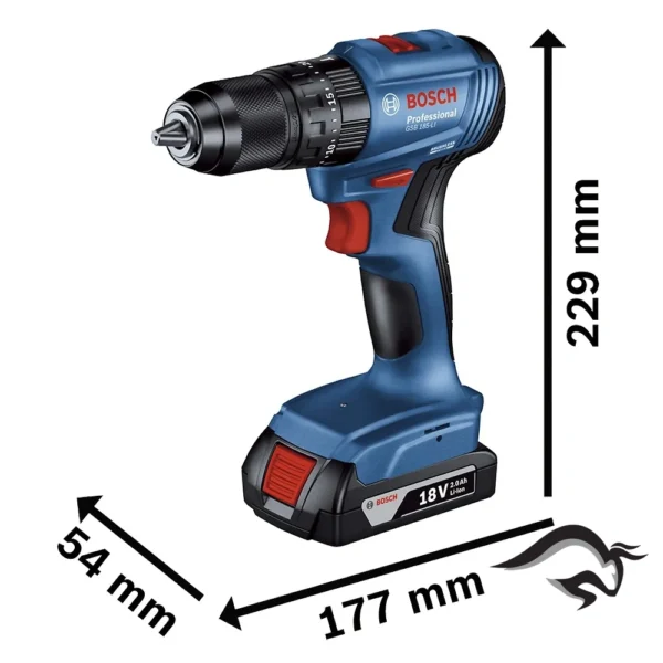 0601.9K3.1E1-000-3.webp Taladro Percutor 1/2" 18V Brushless Inc 1 Bat y Carg Bosch GSB 185-LI 0601.9K3.1E1-000