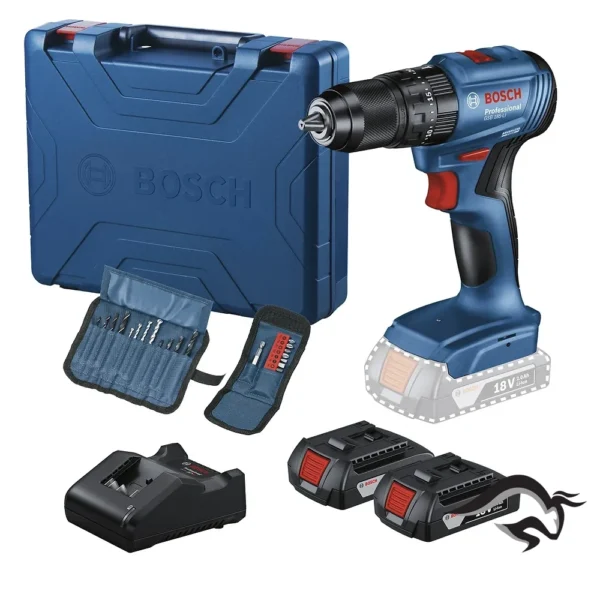 0601.9K3.1E2-000-1.webp Taladro Percutor 1/2" 18V Brushless Incl 2 Bat + Carg Bosch GSB 185-LI 0601.9K3.1E2-000