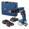Atornillador para Drywall 1/4" Hex 18V Brushless 2 Bat y Carg Bosch GTB 185-LI 0601.9K7.0E0-000