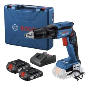 Atornillador para Drywall 1/4" Hex 18V Brushless 2 Bat y Carg Bosch GTB 185-LI 0601.9K7.0E0-000