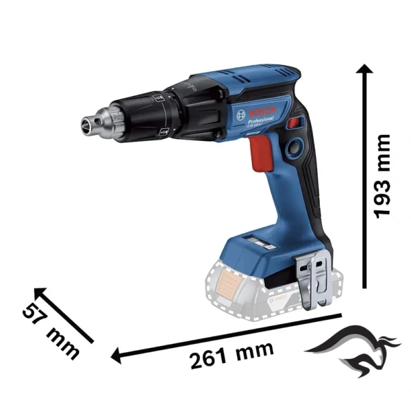 Atornillador para Drywall 1/4" Hex 18V Brushless 2 Bat y Carg Bosch GTB 185-LI 0601.9K7.0E0-000