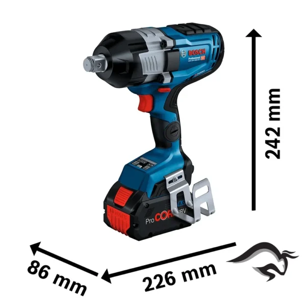 0601.9M1.0E1-000-3.webp Llave de impacto GDS 18V-1600 HC + 2 BAT Litio de 8,0 Ah ProCORE18V 0601.9M1.0E1-000