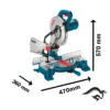 Sierra Ingleteadora 10" (254mm) 1700W Bosch GCM 10 X 0601.B15.0E0-000