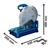 Tronzadora De Metales Gco 14-24 2400w Bosch 0601.B37.0E0-000