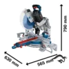 0601.B43.0K0-000-3.webp Sierra Ingleteadora 12" 18V 4000 Rpm Brushless Biturbo (Sin Baterias / Sin Cargador) Bosch GCM 18V-305 GDC 0601.B43.0K0-000