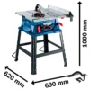 Sierra de Mesa 10" (254mm) 1800W Corte en 90° 80 mm Bosch GTS 254 0601.B45.0E0-000