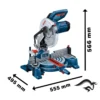 Sierra Ingleteadora 10" (254 mm) 1750W Bosch GCM 254 0601.B52.0E1-000