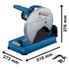 Tronzadora 14" 2300W 4100 rpm Bosch GCO 230 0601.B56.0E0-000