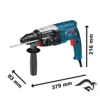 0611.267.3E0-000-4.webp Rotomartillo SDS Plus 850W 3.2J Bosch GBH 2-28 D 0611.267.3E0-000