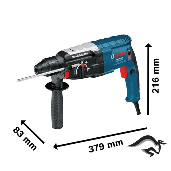 0611.267.3E0-000-4.webp Rotomartillo SDS Plus 850W 3.2J Bosch GBH 2-28 D 0611.267.3E0-000