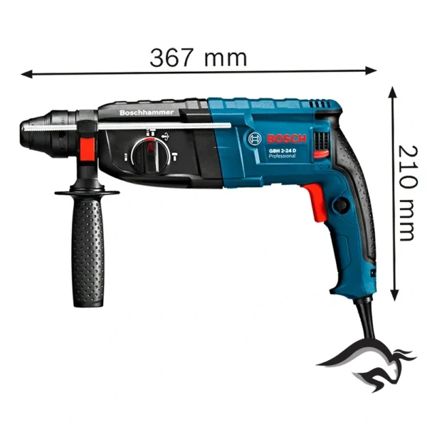 0611.2A0.2N1-000-3.webp Rotomartillo SDS Plus 820W 2.7J + 5 Brocas Bosch GBH 2-24D 0611.2A0.2N1-000