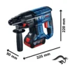 0611.911.1E0-000-3.webp Rotomartillo Sds-Plus 18V Brushless 2J 2 Bat 4.0 Ah Bosch GBH 180-LI 0611.911.1E0-000
