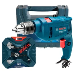 Taladro Percutor 1/2" 550W + Set de Accs X-LINE 34 pzas Bosch 0615.A00.0N6-000