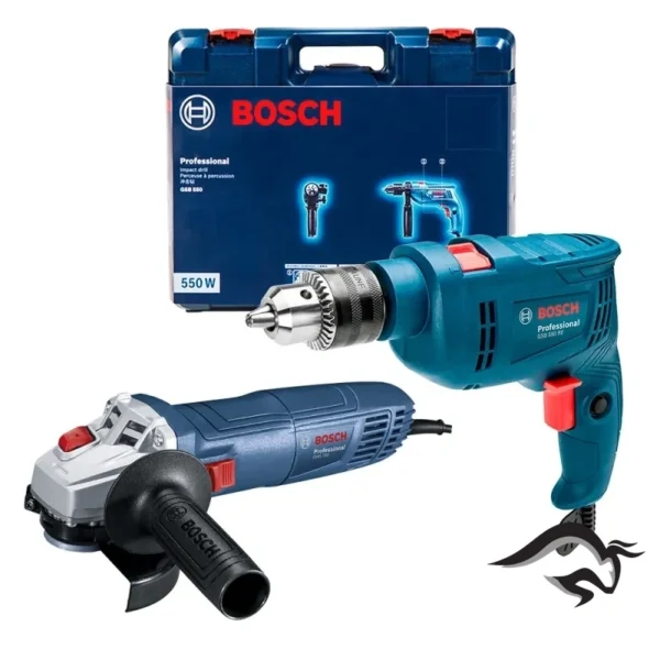 0615.A00.1K8-000-1.webp Taladro Percutor 1/2" 550W GSB 550 RE + Amoladora Angular 4 1/2" GWS 700 Bosch 0615.A00.1K8-000