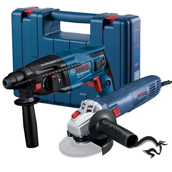 0615.A00.1LV-000-1.webp Rotomartillo SDS Plus 720W GBH 220 + Amoladora Angular 4 1/2" 710W GWS 700 Bosch 0615.A00.1LV-000