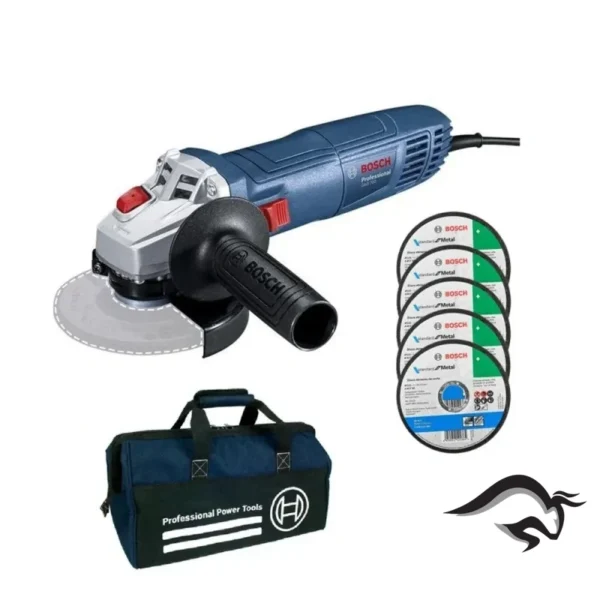 Amoladora Angular 4 1/2" 710W 12000 rpm + 5 Discos Bosch 0615.A00.1NA-000