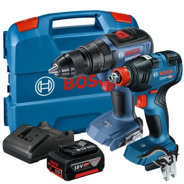 0615.A00.1VH-000-1.webp Taladro Percutor 1/2" 18V + Llave de Impacto 1/2"-1/4" + Bat 5.0Ah Bosch 0615.A00.1VH-000