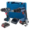 Taladro Percutor 1/2" GSB 18V-50 + Atornillador para Drywall 1/4" GTB 185-LI Bosch 0615.A00.1WM-000
